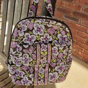 Vera Bradley backpack purple / white
